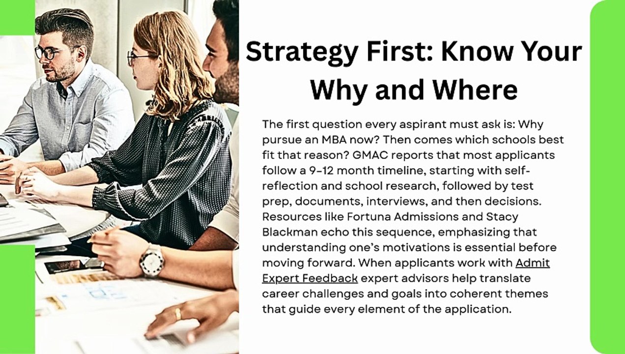Decoding the MBA Admissions Process From Strategy to Submission