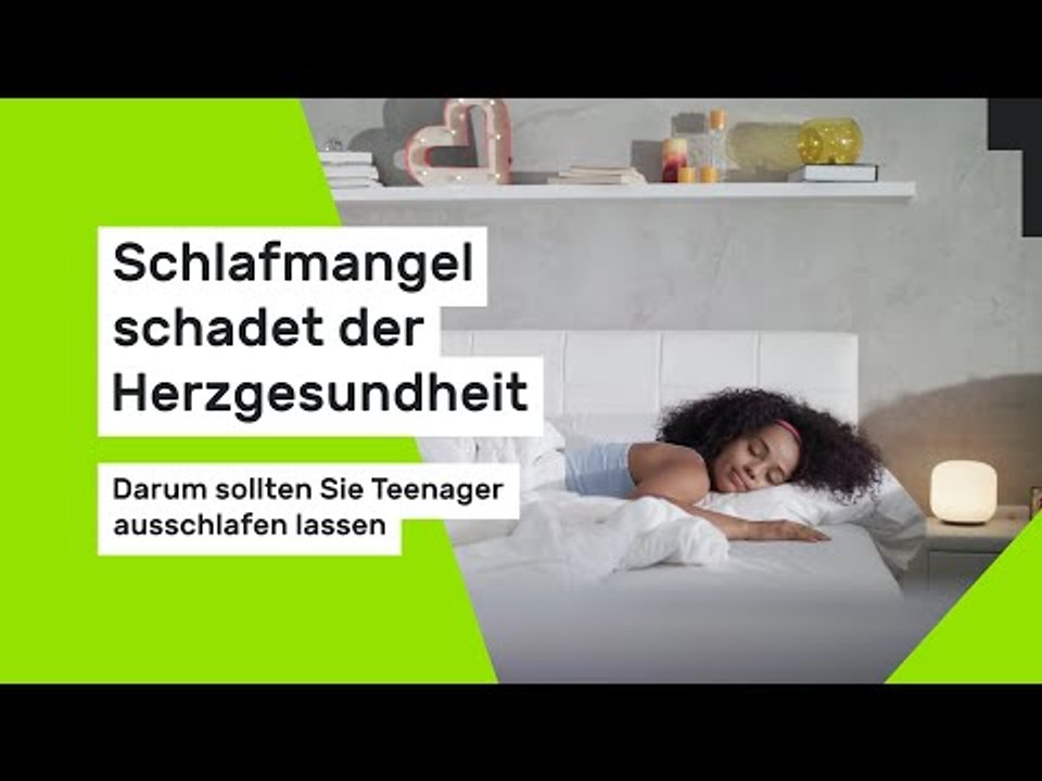 Schlafmangel schadet der Herzgesundheit: Darum sollten Sie Teenager ausschlafen lassen