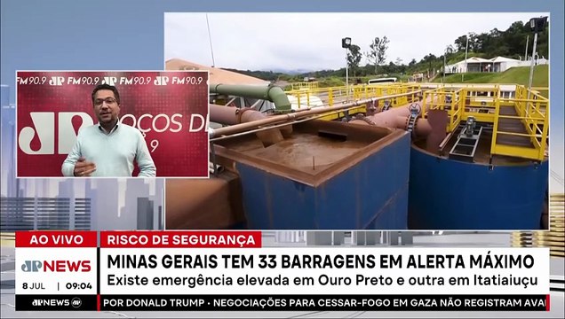 Minas Gerais tem 33 barragens em situação de alerta
