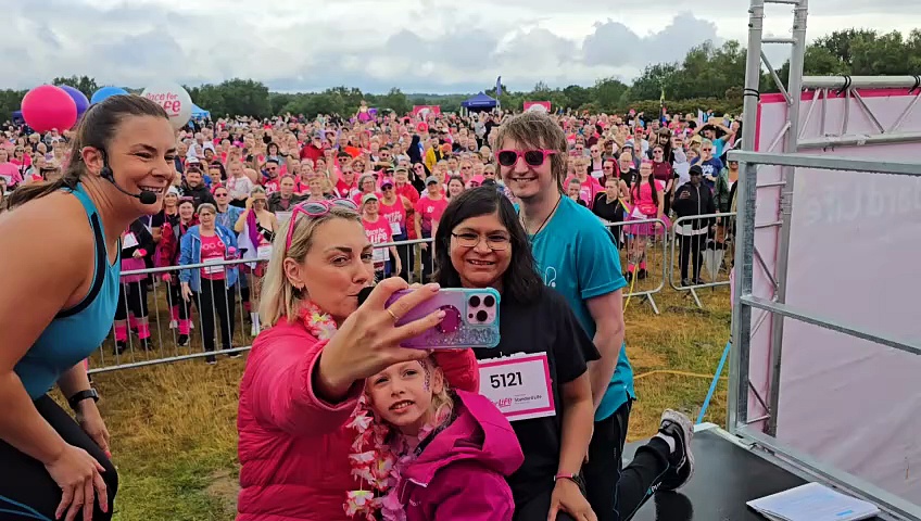In Pictures: More than 2,500 brave the rain to help beat Cancer at