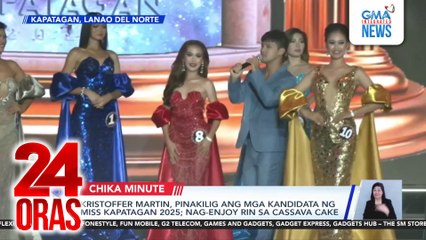 Kristoffer Martin, pinakilig ang mga kandidata ng Miss Kapatagan 2025; nag-enjoy rin sa cassava cake | 24 Oras