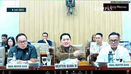 Di Depan DPR, Erick Thohir Minta Anggaran Kementerian BUMN Jadi Rp604 Miliar