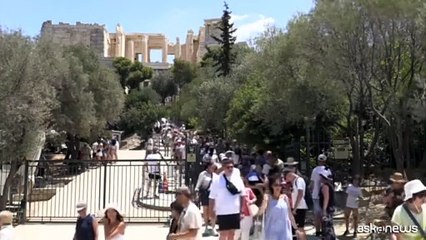 L'Acropoli di Atene parzialmente chiusa per l'ondata di calore
