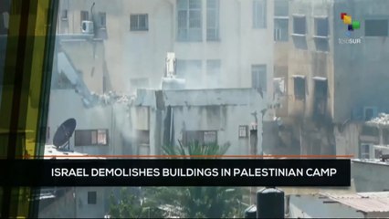 FTS 8:30 08-07: Israel demolishes buildings in Palestinian camp