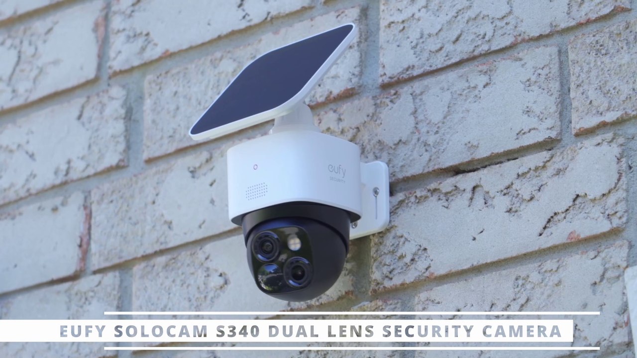 The BEST Solar Camera Out There? eufy SoloCam S340 Dual-Lens Security Camera