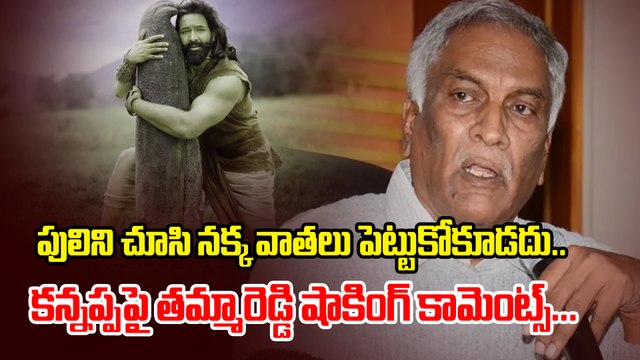 Tammareddy Bharadwaj On Kannappa Movie : పులిని చూసి నక్క వాతలు పెట్టుకోకూడదు | FIlmibeat Telugu