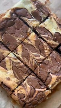 Yummiest Cheesecake Brownies #cooking #food #fyp #asmr #viral