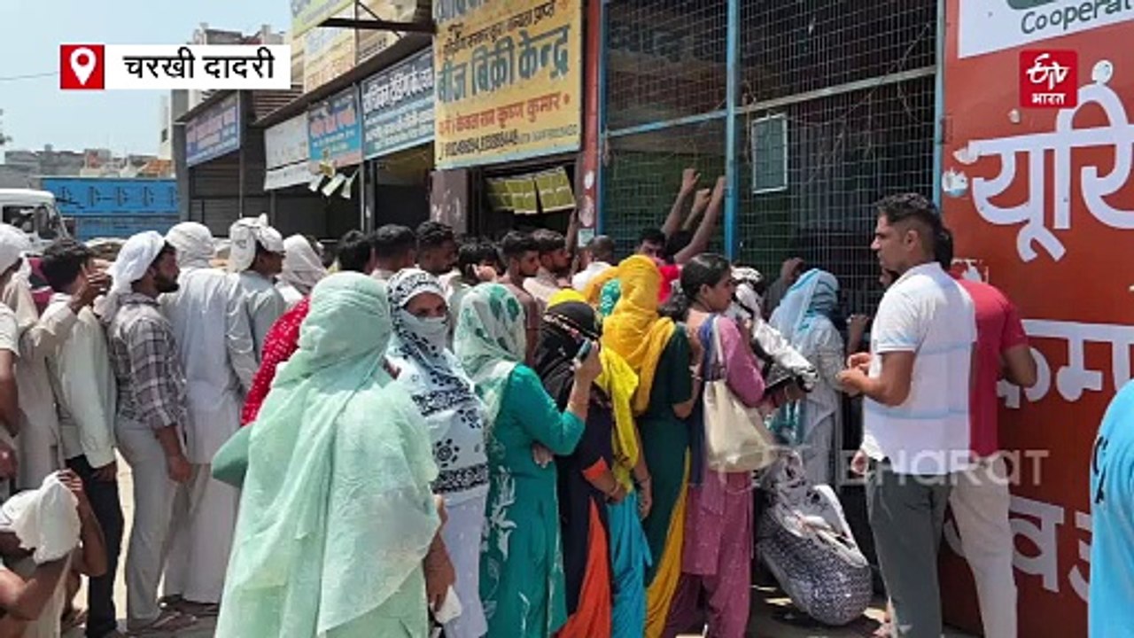 बिजाई सीजन शुरू होते ही डीएपी खाद की मारामारी, पुलिस पहरे में बंटी खाद