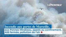 Incendies aux portes de Marseille, les images impressionnantes