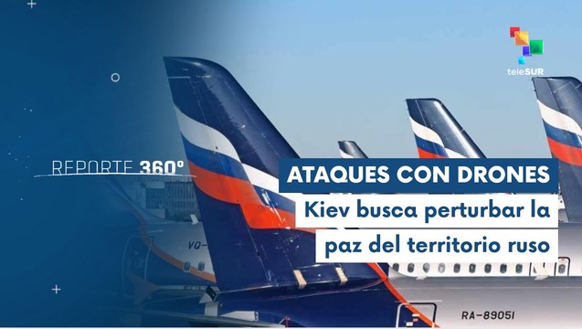 Rusia cancela vuelos por incursión de drones ucranianos