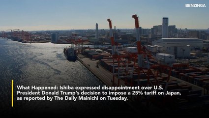 Japan's Prime Minister Criticizes Trump's Tariff Decision: Shigeru Ishiba Calls Move 'Truly Regrettable'