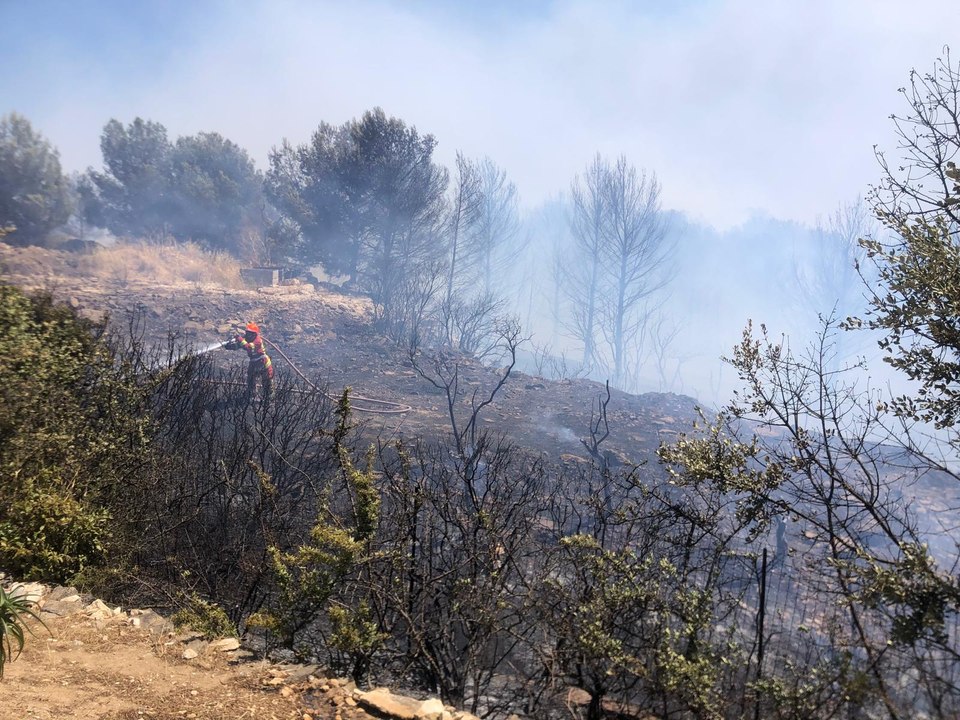 Incendie aux Pennes-Mirabeau : le feu aux portes de Marseille