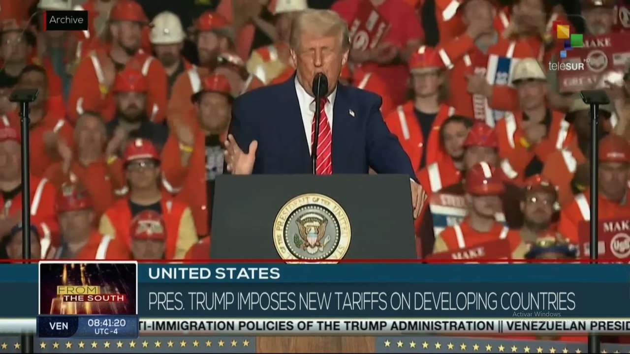 United States, pres. Trump imposes new tariffs on developing countries