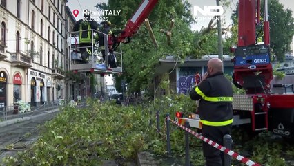 Violent storms strike central Europe following intense heatwave