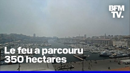 Un violent incendie a touché le 16e arrondissement de Marseille
