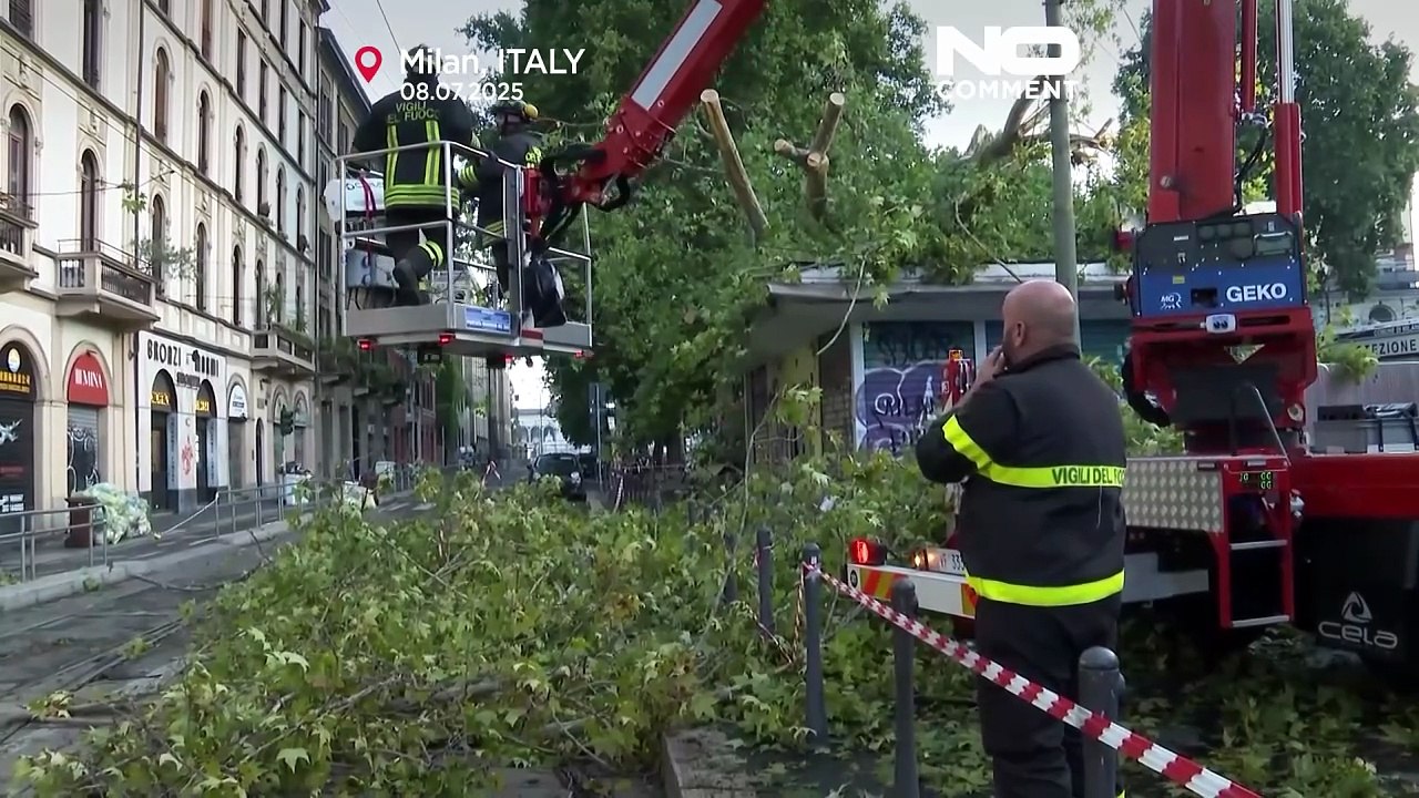 Tempestades violentas atingem a Europa Central após onda de calor intensa
