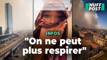 Les images apocalyptiques de Marseille et de l'incendie aux portes de la ville