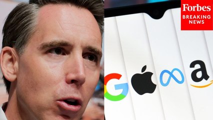 'They Don't Want To Face Juries': Josh Hawley Torches Big Tech Companies Over Antitrust Issues