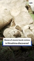 Bones of atomic bomb victims in Hiroshima discovered