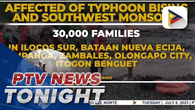 About 30,000 families in several parts of PH affected by Bising and the Southwest Monsoon