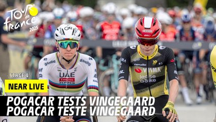 Stage 4 Showdown: Pogacar Battles Vingegaard 🚴‍♂️ | Highlights & Updates from the 2025 Tour de France