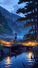 Twilight Dock Dreams