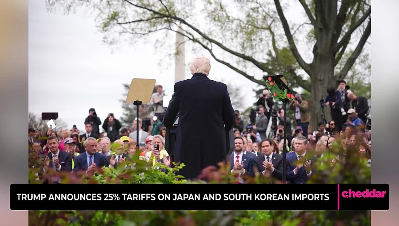 Trump Announces 25% Tariffs on Japan and South Korean Imports