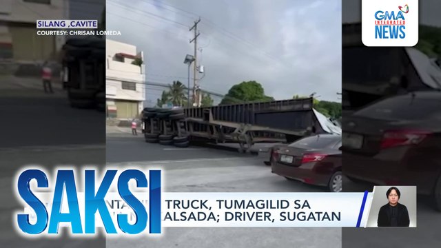 Saksi: (Part 1) Tumagilid na container truck; Ulan at baha sa NCR; Pagsalpok ng truck ng basura sa isang bahay