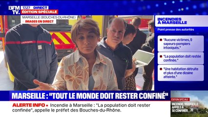 Incendie d'une voiture à Marseille: "Impossible de dire" s'il s'agit d'un acte criminel, explique Martine Vassale (présidente de la métropole Aix-Marseille)