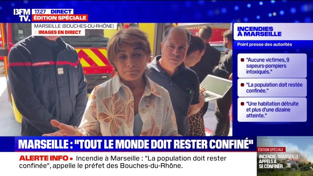 Incendie d'une voiture à Marseille: Impossible de dire s'il s'agit d'un acte criminel, explique Martine Vassale (présidente de la métropole Aix-Marseille)