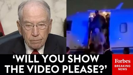 Chuck Grassley Plays Video Highlighting 'Sacrifices' Of Law Enforcement To Take On Cartels
