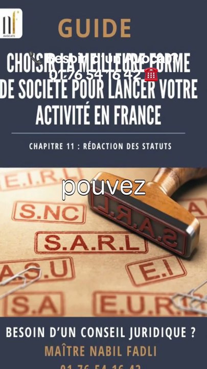 📘 Chapitre 11 : La Rédaction des Statuts