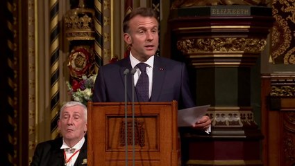 Emmanuel Macron says immigration is a ‘burden’ France and UK ‘must fix’ in address to parliament