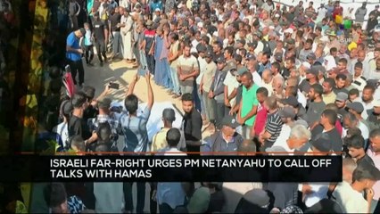 FTS 12:30 08-07: Israeli far-right urges PM Netanyahu to call off talks with Hamas