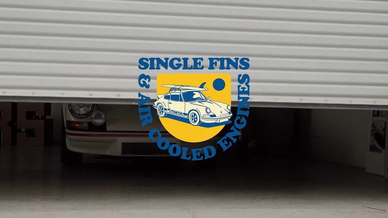 Porsche and Almond Surfboards Collaborated on a 911 Carrera-Inspired Swallowtail That Costs $3,000