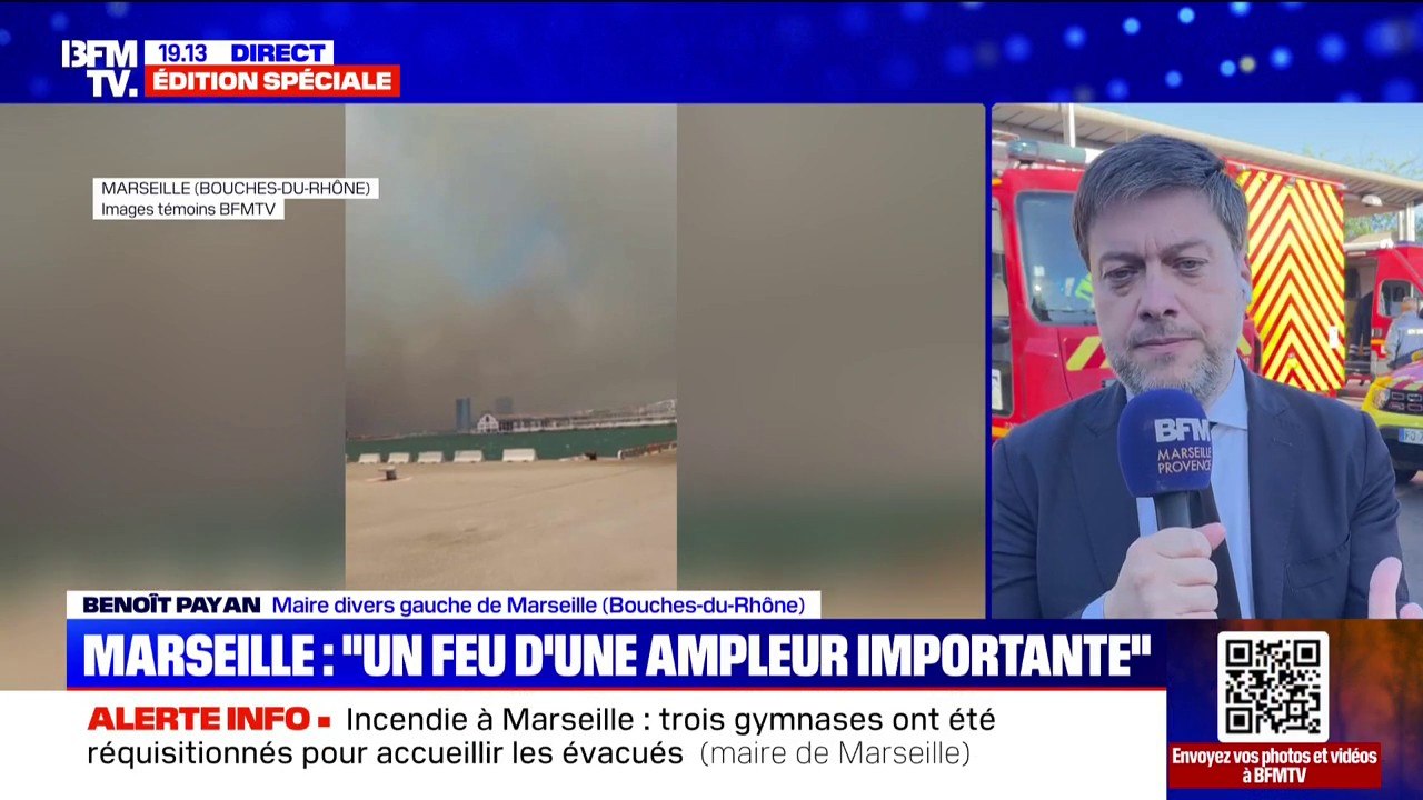 Incendie à Marseille: neuf soldats du feu, dont sept marins-pompiers, ont été blessés, déclare Benoît Payan (maire de Marseille)