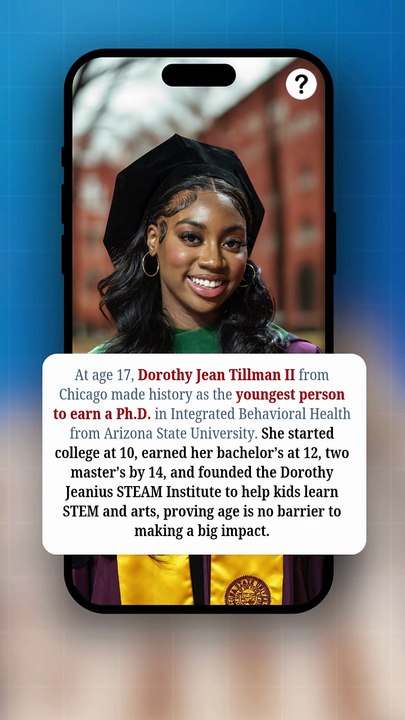 The 17-Year-Old Genius Who Earned a Ph.D. in Record Time! 🎓🌟