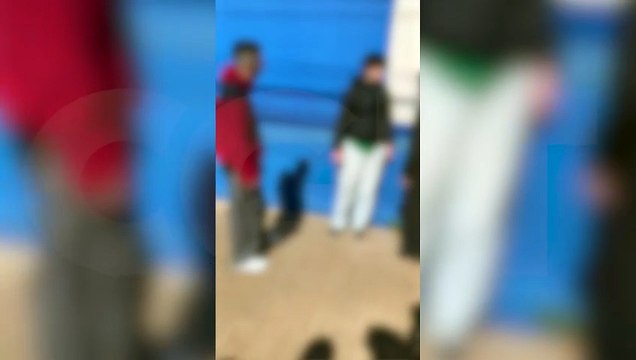 Adolescentes protagonizam pancadaria em frente ao Colégio Eleodoro, com direito a cabeçada à la Zidane