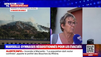 L'inquiétude de ces Marseillais qui ont été évacués à cause de l'incendie à Marseille