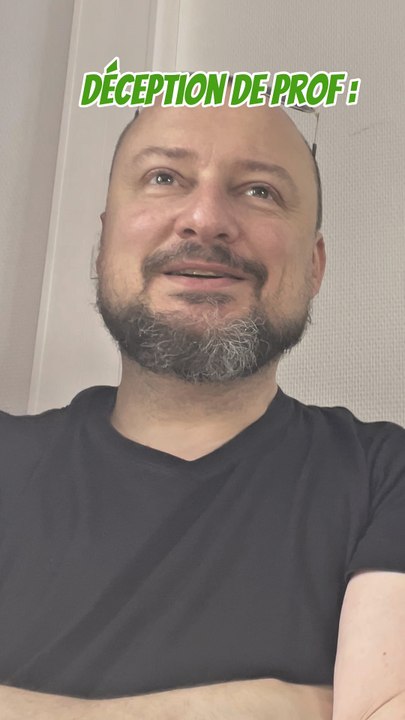Déception de prof ( même avec le gars d’la gare) 😭