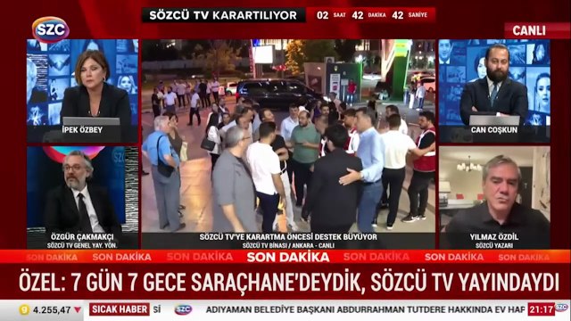 Yılmaz Özdil SÖZCÜ TV'nin karartılmasını değerlediriyor