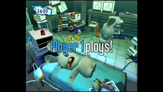 Rayman contre les Lapins encore plus Crétins online multiplayer - wii