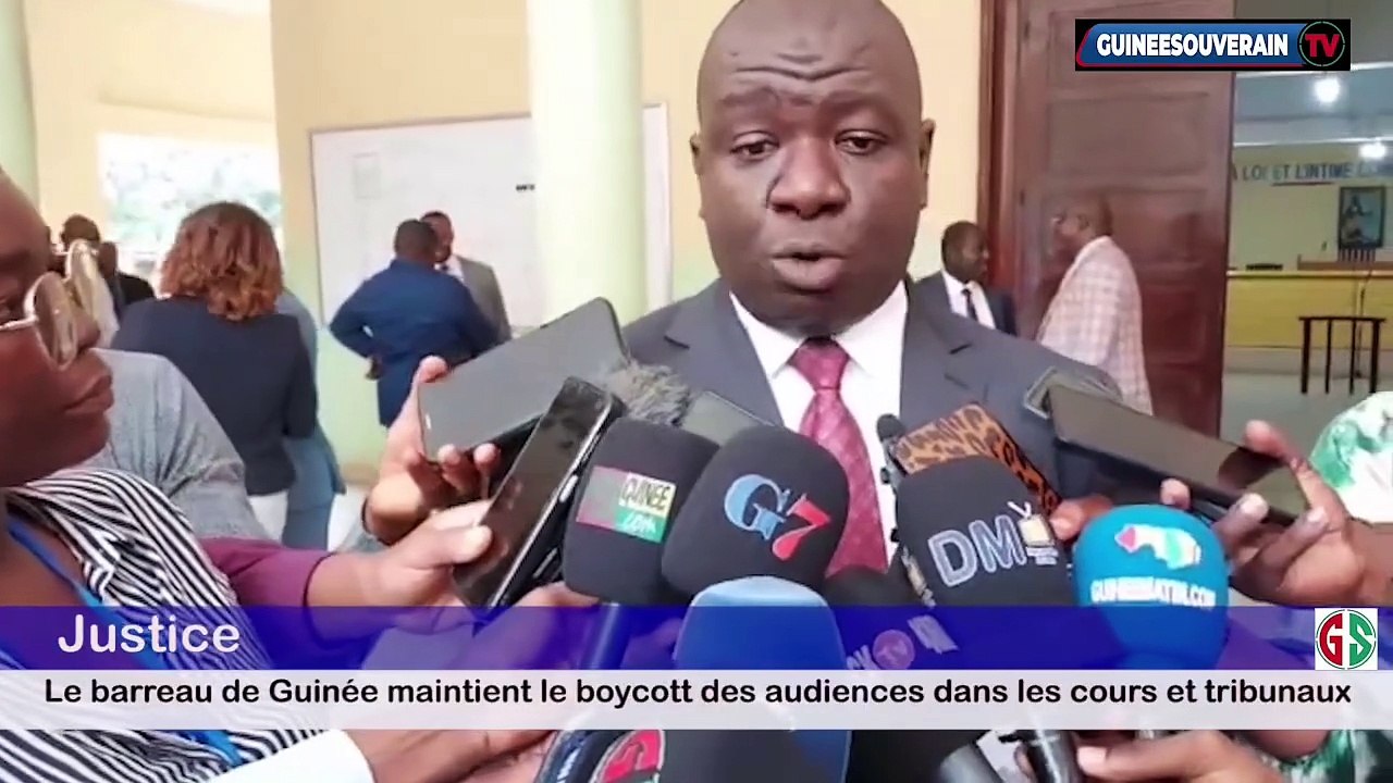Le Conseil de l’Ordre des Avocats de Guinée va encore boycotter des audiences