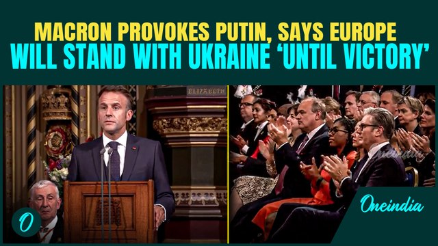 WATCH: UK Parliament Erupts as Macron Declares ‘Europe Won’t Abandon Ukraine’; Starmer Joins In