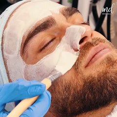 The flawless results after face treatments