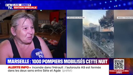 "Je suis encore sous le choc": cette Marseillaise très émue après son évacuation à cause de l'incendie à Marseille