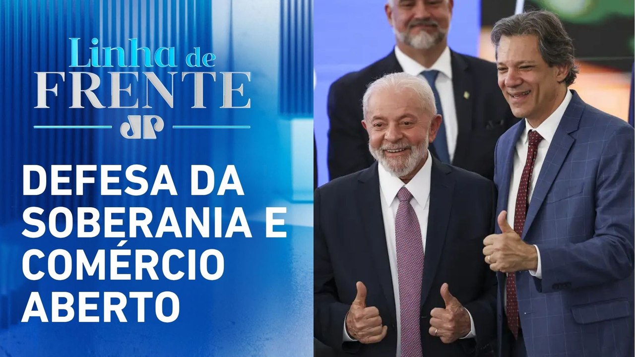 Lula e Haddad reagem a novas tarifas de Trump contra Brics | LINHA DE FRENTE