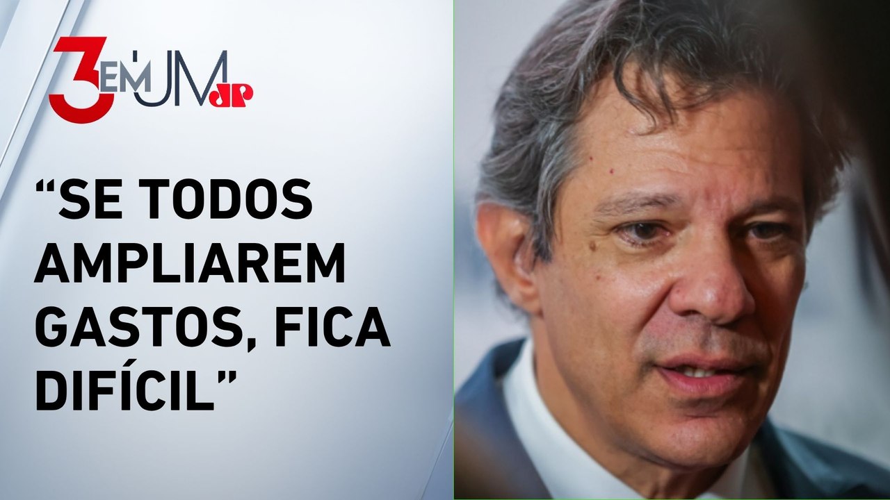 Fernando Haddad afirma que meta fiscal é responsabilidade dos três Poderes e cobra colaboração