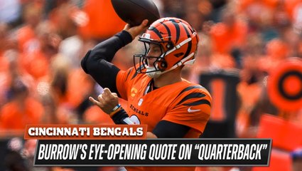 Joe Burrow made an EYE-OPENING statement on Netflix's Quarterback