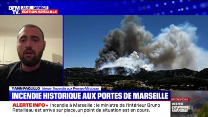 Incendie à Marseille: "Mon père a vu de ses propres yeux une maison prendre feu", témoigne cet habitant des Pennes-Mirabeau